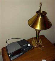 LAMP AND CLOCK RADIO