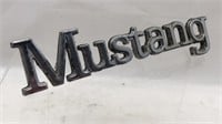 Ford Mustang Car Emblem Script Name Badge