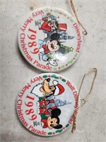 1989 Walt Disney World Ornaments