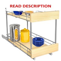 $129  LYNK Pull Out Cabinet Organizer - 11x21 in.