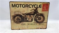 Vintage Metal Sign Motorcycle Repairs / Sales