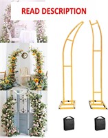 7&8.3 FT Gold Arch Stand with Sandbags  2.1M&2.5M