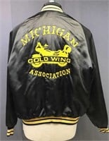 Michigan Gold Wing Assoc. Motorcycle Satin Jacket