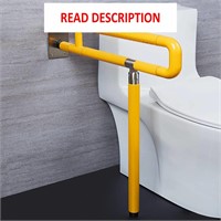 MYOYAY Handicap Grab Bars Rails Foldable  Yellow