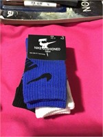 Nike Socks kids 10C-3Y Lot of 3 New