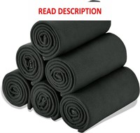 $37  Black Fleece Blankets  50x60  Pack of 6