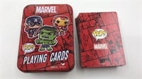 Marvel Funko Pop Playing Cards In A Tin