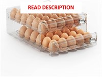 $25  60 Egg Container  Stackable Storage  2Layers