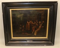 Jan Josef Horemans 18th C. Flemish Oil Painting