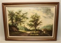 Eleonore Guinther The Rhine Valley Oil Painting