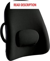 $70  ObusForme Lowback Support  Foam Black Cushion