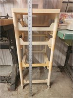 Craft supplies & vintage rolling stand