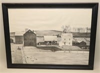 (5) John Falter Amish Farm Lithograph Artist Proof
