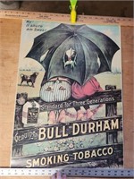 Bull Durham advertisement - vertical
