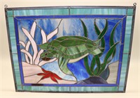 1999 Joe Dwight's Stained Glass Honu Sea Turtle