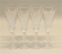 (8) Waterford Crystal Lismore Tall Champagne Flute