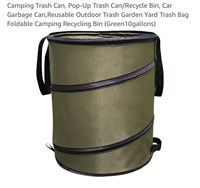 Camping Trash Can, Pop-Up Trash Can/Recycle