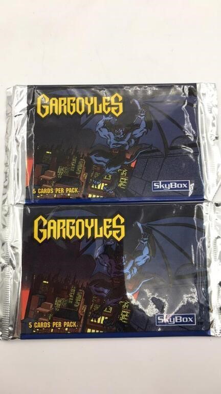 2pks Sealed 1995 Gargoyles Trading Cards