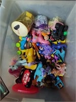 Vintage toy box lot - my little pony, etc