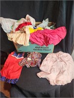 Doll clothes box lot