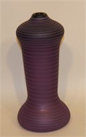 2012 Josh Dickens Once Broken Glass Purple Vase