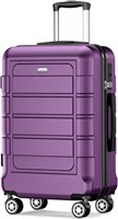 SHOWKOO 1Piece Luggage Set, Purple