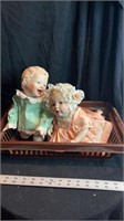 2 porcelain baby dolls