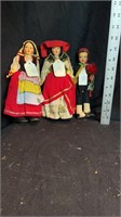 3 Italian dolls
