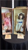 Effanbee Jen Hagara collectible porcelain dolls