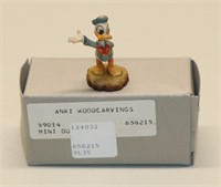 Anri Woodcarvings Disney Miniature Donald in Box