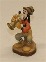 Anri Disney Miniature Goofy Playing Horn