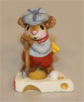 1981 Wee Forest Folk Golfer Mouse MS-10