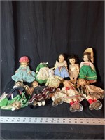 Misc doll lot, some madame Alexander