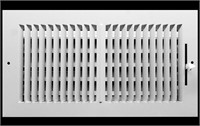 SEALED-14X10 White Air Supply Grille