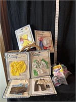 Basket lot world of Ginny doll clothes and