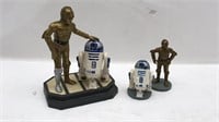 Vintage Star Wars Figures R2d2 & C3po