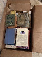 Box lot of vintage books