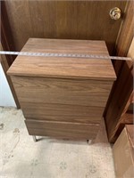 Metal 3 drawer filing cabinet