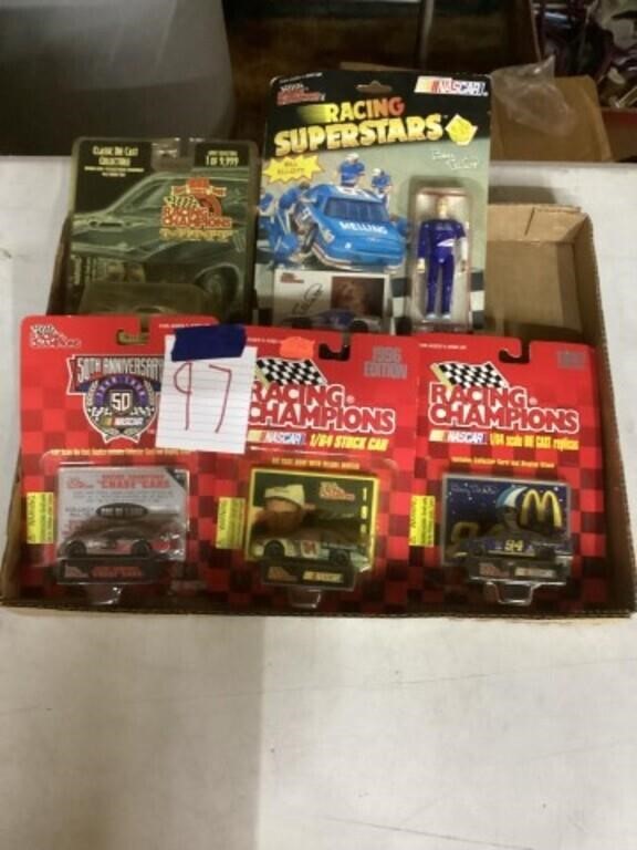 Diecast racing cards