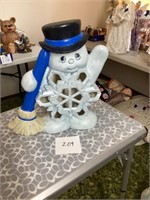 Ceramic handpainted snowman