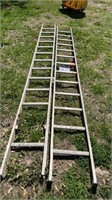 2 ALUMINUM LADDERS 14 FT