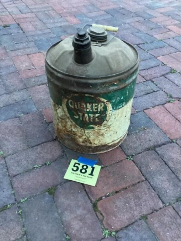 Quaker State oil can