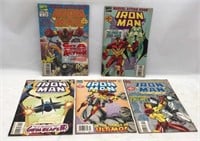 1995 Marvel Comics Iron Man Issues 1-5 Direct Ed.
