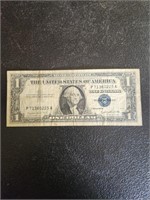 1957 A series silver certificate 1 dollar