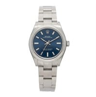 ROLEX Blue 31mm Oyster Perpetual Watch