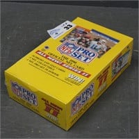 Sealed Box of 1990 NFL Pro Set Football Cards