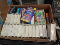 BIG BOX OF VHS TAPES