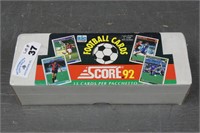 Sealed Box of 1992 Score Soccer Cards