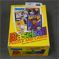 Full Box of 1989 Donruss Baseball Cards