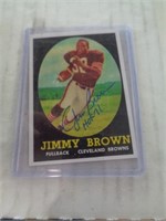 SPORTS CARD "COPY" - JIMMY BROWN
